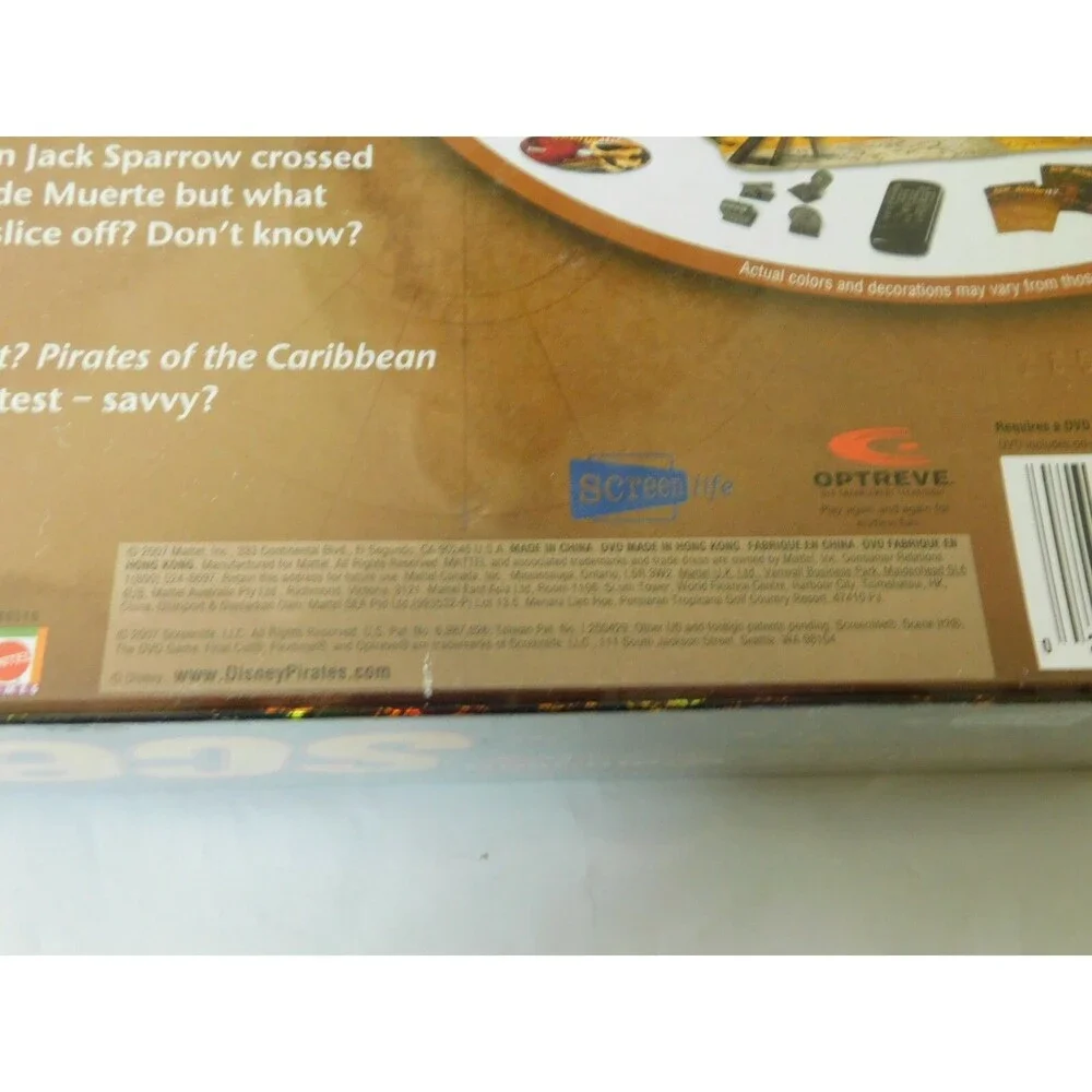 Scene It Pirates Of The Caribbean DVD Game: New & Factory Sealed